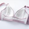 Maternity Nursing Bra: Anti-Sag, Full Support, Front Buckle, Pure Cotton Lining, Thin Design for Pregnancy & Breastfeeding.