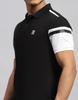 Rockit from House of Monte Carlo Mens Solid Black Polo Neck Half Sleeve T-Shirt
