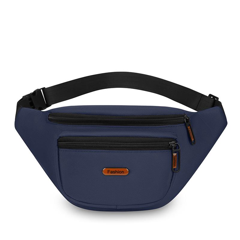 Waterproof Men's Waist Pack Fanny Pack with Adjustable Strap for Travel Sports Running - Quick-Access Outdoor Waist Bag