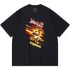 230 g/m² 100% Baumwolle Heavy Metal T-Shirt Rockband Beliebte Musik Druck Unisex Schweres Baumwoll-T-Shirt