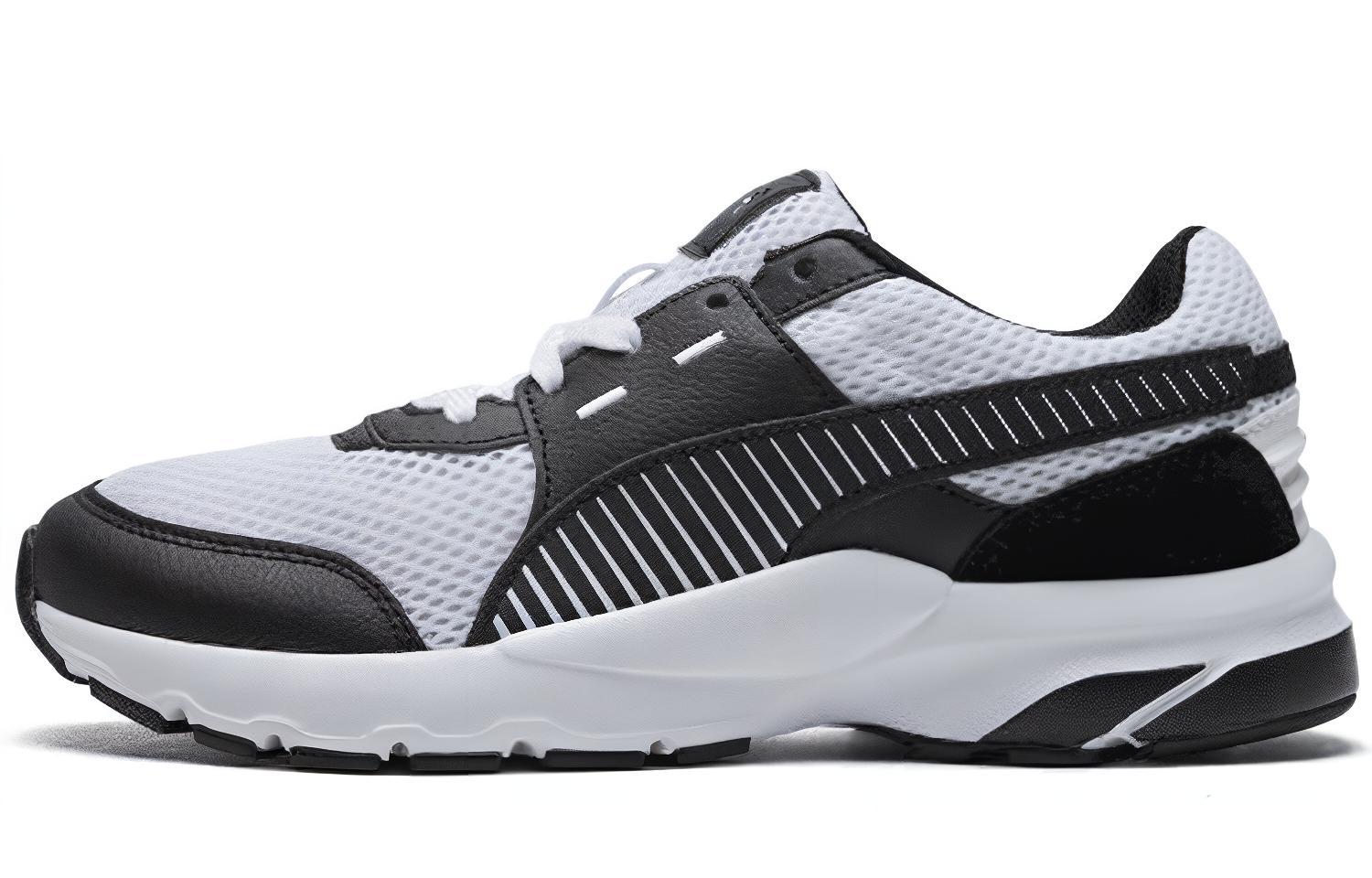 PUMA Future Runner Premium Black White 369502-04 35.5