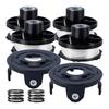 4x Replacement Spools 1.6mm X 6m Nylon for DUR181 DUR181Z DUR181RF