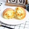 Simulated Food Toy Slow Rebound Bread Design Stress Relief Toy Realistic Texture Color Soft Silicone Decompression Toy Desktop Ornament