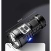 Multi-function mini flashlight electric display tail magnetic built-in battery outdoor portable flashlight emergency lights