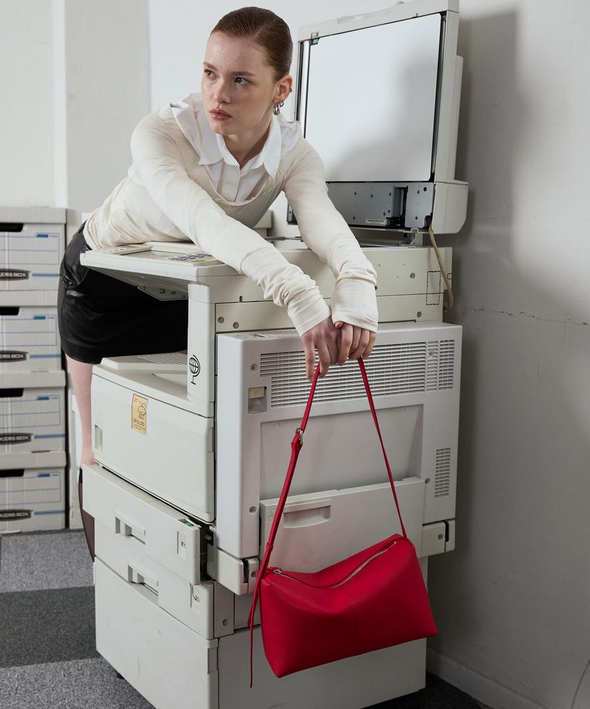 Lovecharm Camille Hobo Bag_Apple Red