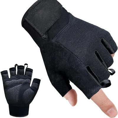 Outdoor Sports Gloves, Fitness Gloves, Rock Climbing Gloves, Mountaineering Gloves, Breathable Wrist Gloves, Half-finger Cycling Tactical Gloves