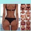 Stunning Sexy Women's Bikini Set With Padded Bra And Thong For Ultimate Comfort