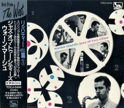 CD WARNE MARSH - Jazz Of Two Cities TOCJ5444 LIBERTY 1993 Japon ObiJazz Occasion