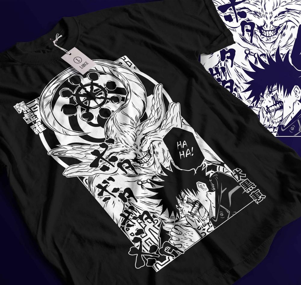 

Megumi T-shirt Jujutsu Kaisen Itadori Yuji Panda Maki Gojo Satoru Horror Gift290 3XL