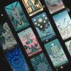 10.3*6cm Sambucus Tarot An Elegant Geometric 78-Card Deck - Modern Art Deco Style Tarot Cards