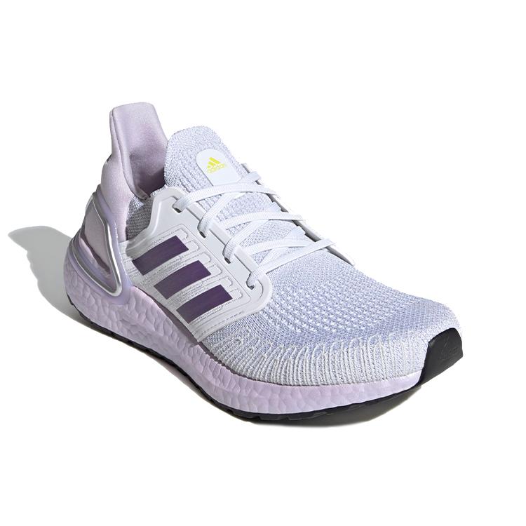 New Adidas Ultra Boost 20 White Tech Purple Women's EG0762