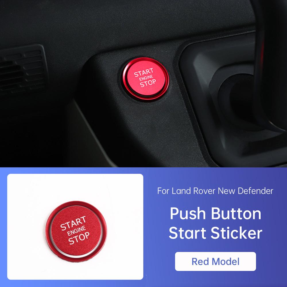 For Land Rover New Defender 90 110  - Car Push Button Start Sticker Car Ignition Switch Button Modification Sticker