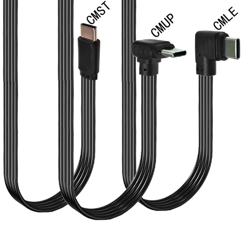USB to Type C Power Supply Cord Male to Male Connector Wire 10W Fast Charging Cable for Multiple Devices 10-100cm