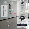 Versatile Electric Hammer Stand with Hydraulic Punch and Impact Drill for Ceiling Installation
