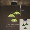 LED Vintage Glass Pendant Light Green Hanging Lamps Living Room Decor Luminaire Hall Bedroom Dining Room Chandelier Ceiling Lamp