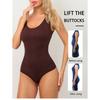 Plus Size Women Seamless Full Body Tummy Control Shapewear Bodysuit