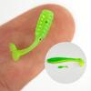 50Pcs Paddle Tail Swimbaits Soft Fishing Lures for Trout Artificial Baits Fishing Lures Swim Baits 1.5cm