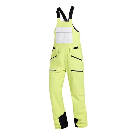 Yousheng Ski Snowsuit Windproof Warm Insulated Adjustable Strap Workwear with Multi Pockets Reinforced Legs Lightweight Outdoor Winter Overalls