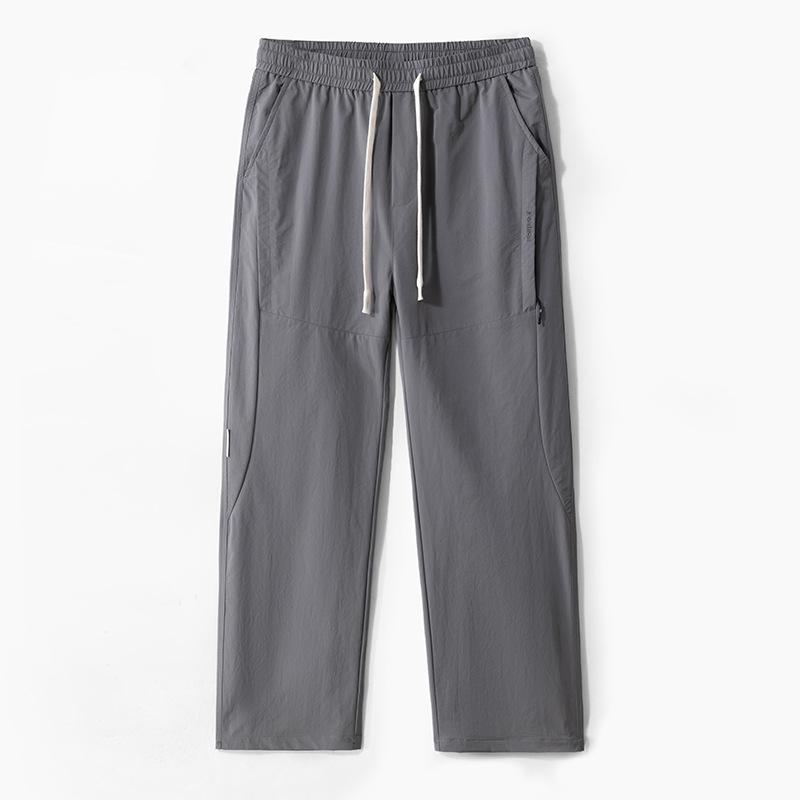Summer Thin Straight Parachute Pants Men's Versatile Trend Brand Functional Japanese Trend Casual Pants
