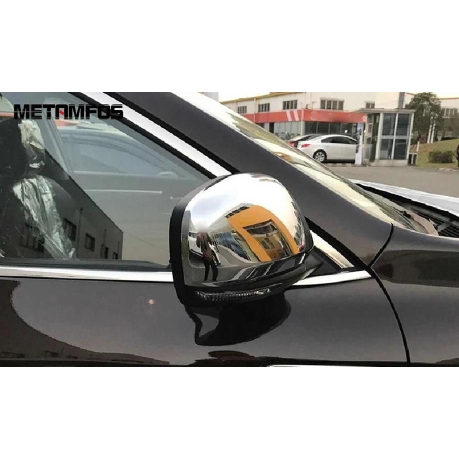 Rearview Mirror Cover Trim For Renault Koleos 2016-  Chrome Side Door Mirror Protector Exterior Accessories Car Styling