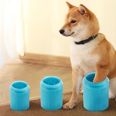 Copo de Silicone Macio para Lavar Patas de Animais para Gatos e Cães, Limpador de Patas, Copo Portátil para Limpeza de Patas