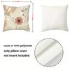Floral Patterned Throw Pillows For Modern Home Decor Polyester Pillowcase, Sofa Decorative Cushion Cov Headboard Pillow