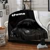 Black Pug Home Customize Your Name Blankets Soft Cozy Lightweight Versatile For All Seasons Perfect For Picnics Sofa Office Bed Living Room Ideal Gift