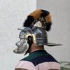Roman Centurion Helmet Metal Armor Black or Brown Plume Cosplay Display