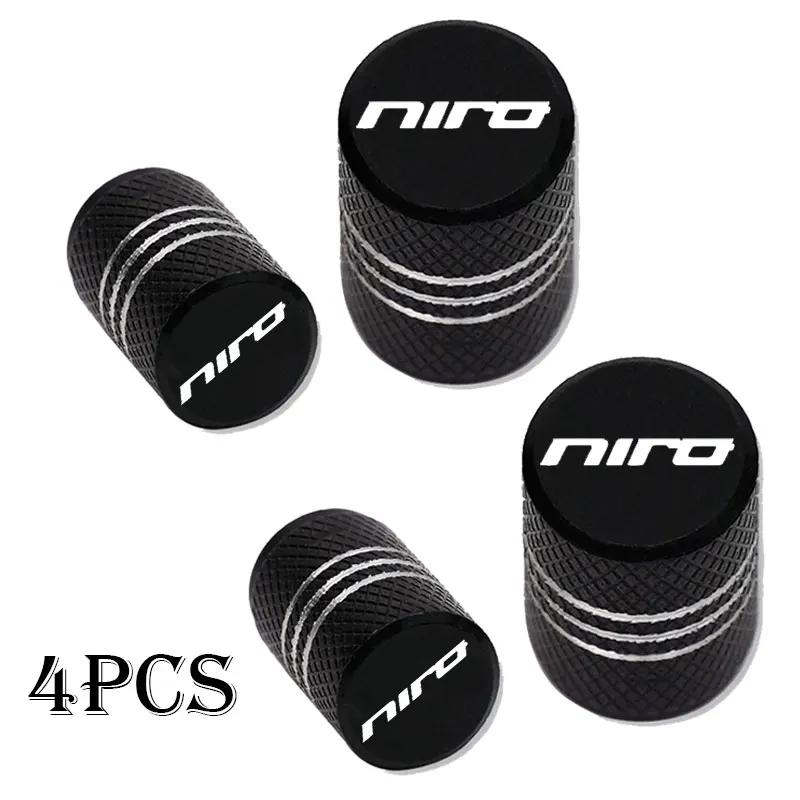 4pcs For KIA NIRO Car Wheel Tire Valve Caps Tyre Stem Covers Airdust Waterproof Accessories Jby123