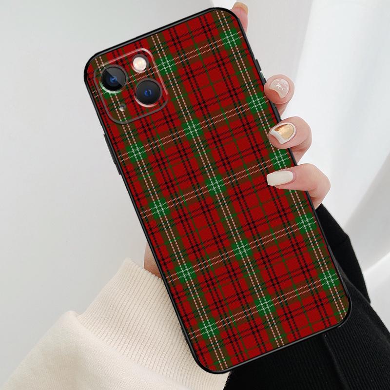 Clan Stewart Tartan Muster Handyhülle Für iPhone 17 Pro Max 15 14 13 11 12 16 Pro Max mini 15 16 Plus 16e 17 Air Cover