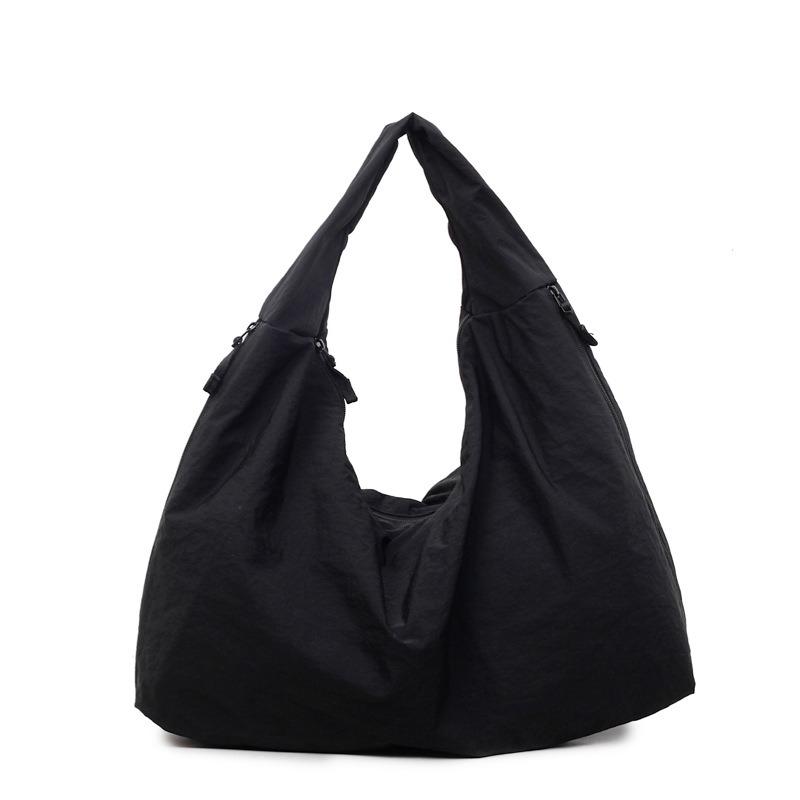 Fashion Casual Canvas Tote Bag New Trendy Lazy Style Large Capacity Armpit Bag Commuter Shoulder Bag
