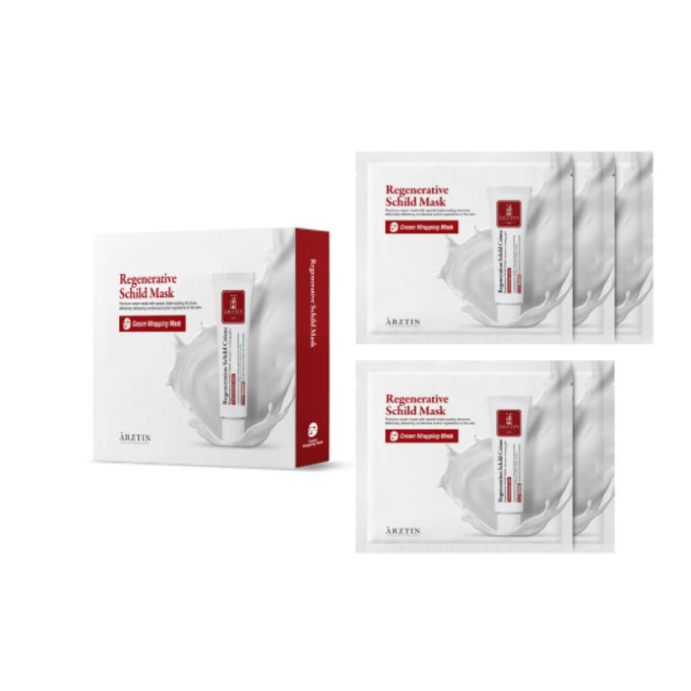 Arztin Regenerative Schild Mask 5 Sheets Skin Barrier Repair Soothing Sheet Mask