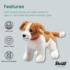 Steiff Snuffy the 067082 Japanese Dog, 27cm, (Official Product)