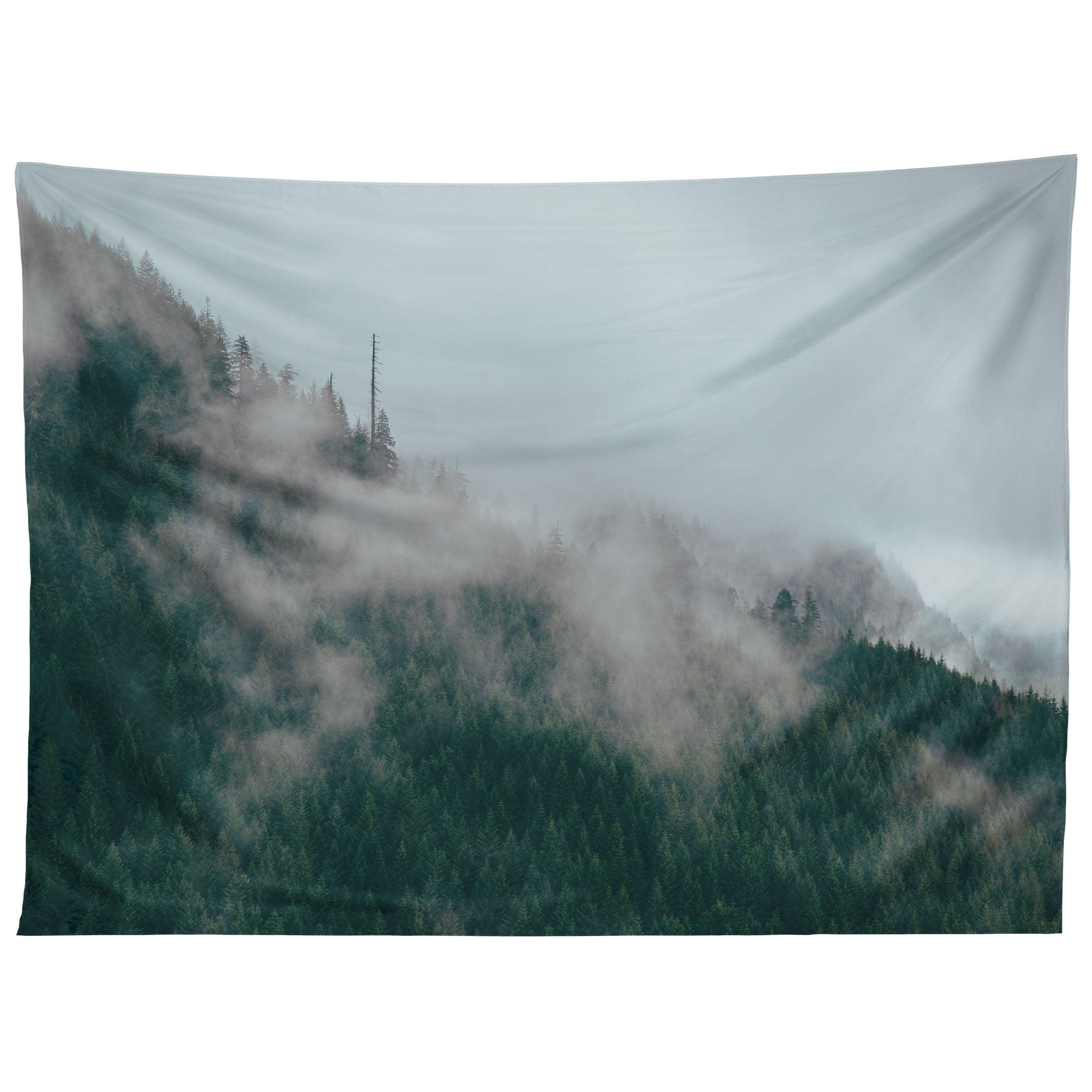 FOGGY WOODS tapestry 75x100