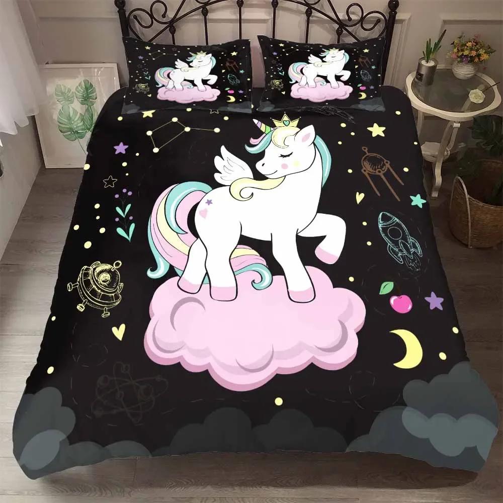 Set Letto Grizzy e i Lemming Ragazzi Ragazze Misura Singola Queen Copripiumino Federa Letto Bambini Adulti Moda Tessile per la Casa