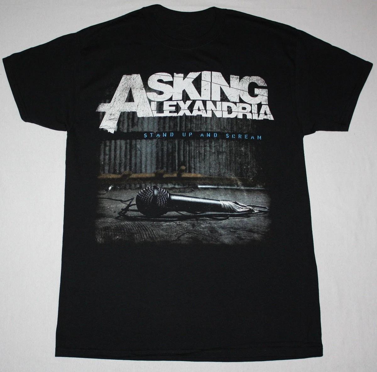 ASKING ALEXANDRIA STAND UP AND SCREAM Black S-234XL Shirt 3XL