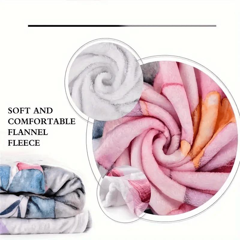 White Tigers and Roses Ultra-Soft Cozy Blanket - Perfect for Winter, Ideal Gift for Animal and Art Enthusiasts, Brings Comfort