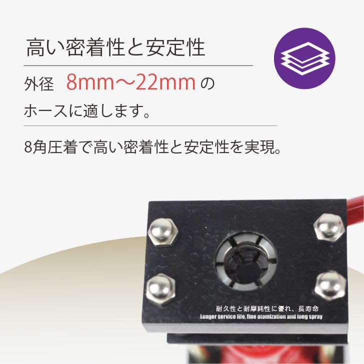 Kurflo trykkrør manuell hydraulisk kompatibel med ytre diameter 8 mm til bart trykkkrymping Brukervennlig hydraulisk krympepute for manuell