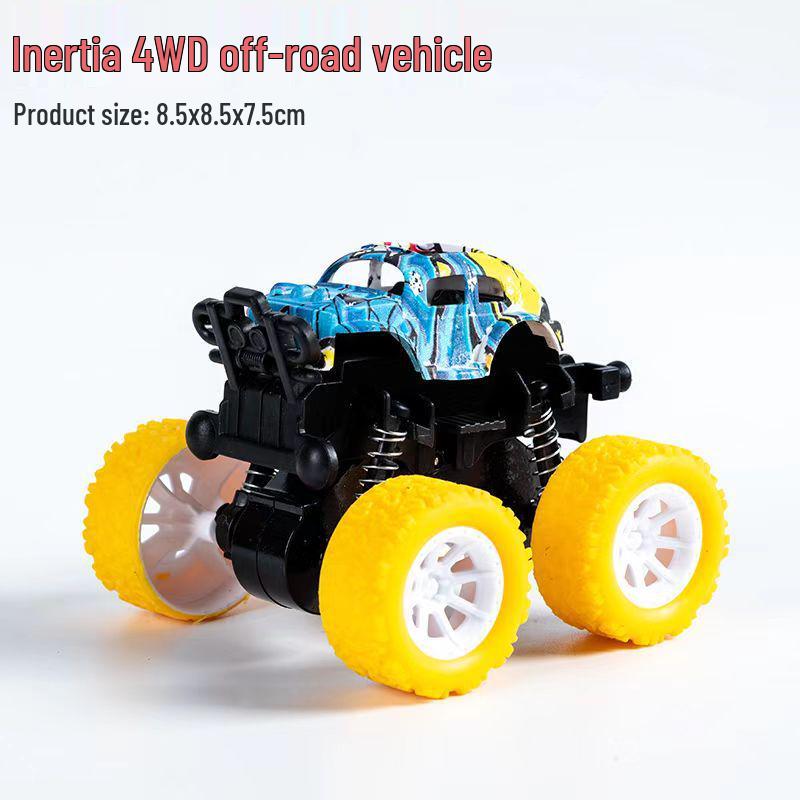 Children's Four-Wheel Drive Stunt Excavator Toy Car