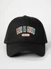 Adjustable Baseball Cap With God Is Good Print Casual Outdoor Hat For Adults