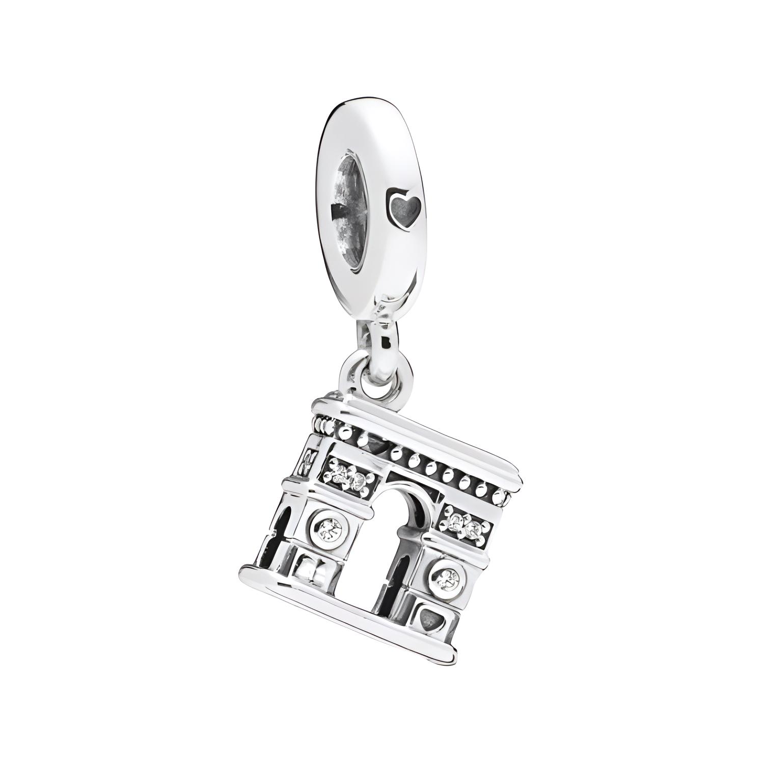 Pandora Design 925 Silver Pendant Couple Unisex pendants 798127CZ F,Silver