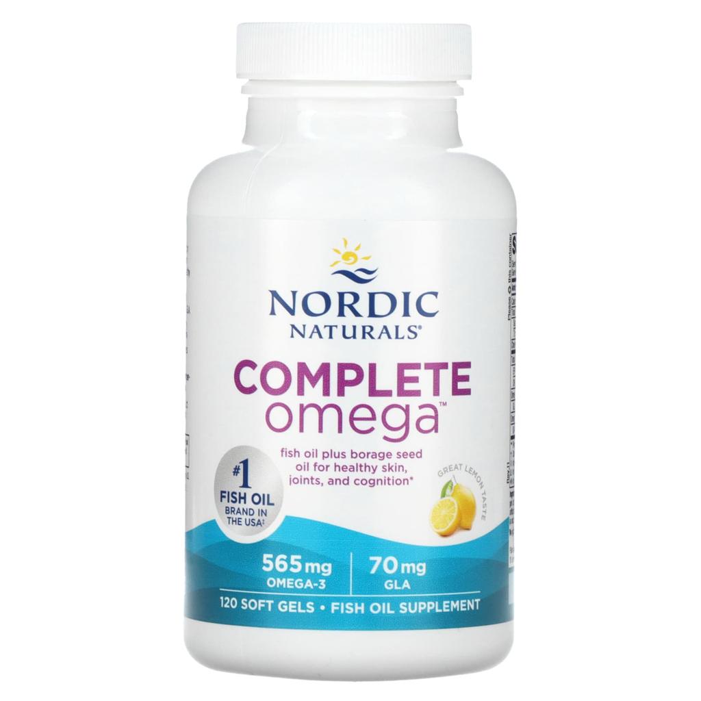 Complete Omega, Lemon, 120 Softgels