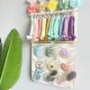 Durable Wooden Hair Bowknot Storage Rack Featuring Fabric Hook For Organizing Headbands Clips And Hair Accessories