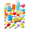 Children's Beach Toy Set, ATV, Sand Digging and Water Toy, Beach Bucket, Hourglass, Shovel, Beach Sand Play Tool Random Colors
