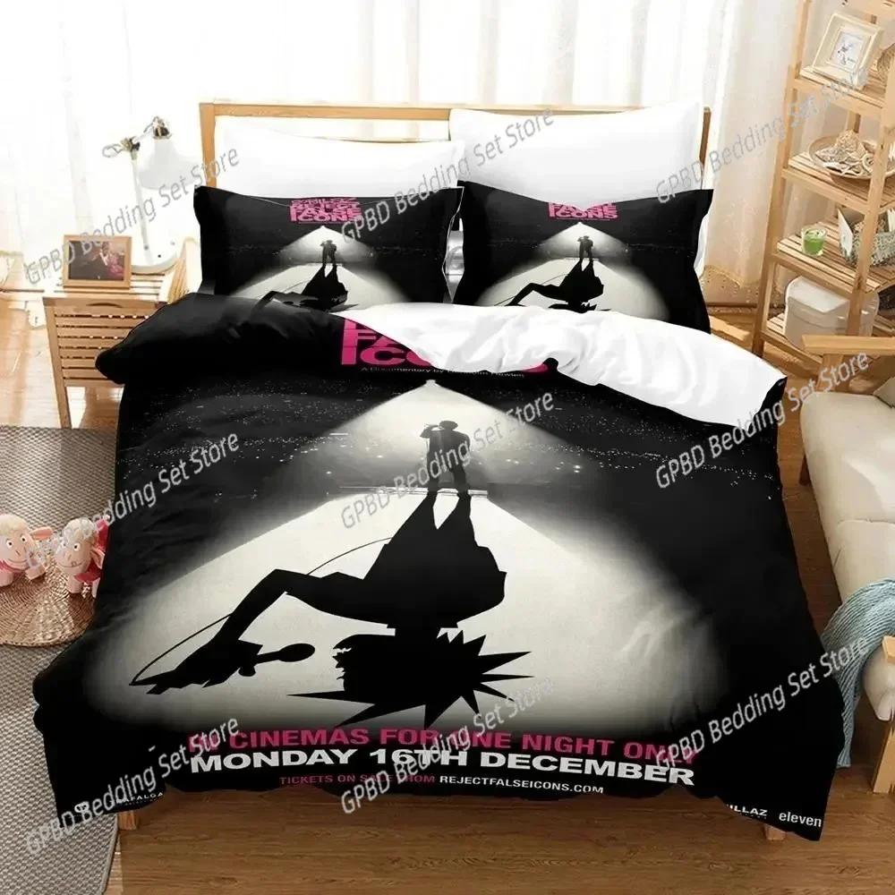 

Comforter 3D Print Music Gorillaz Bedding Set 3D Printed Suitable For Bedroom Kids Home Textile Comforter (quilt)-EU Single(135*200cm)3pcs