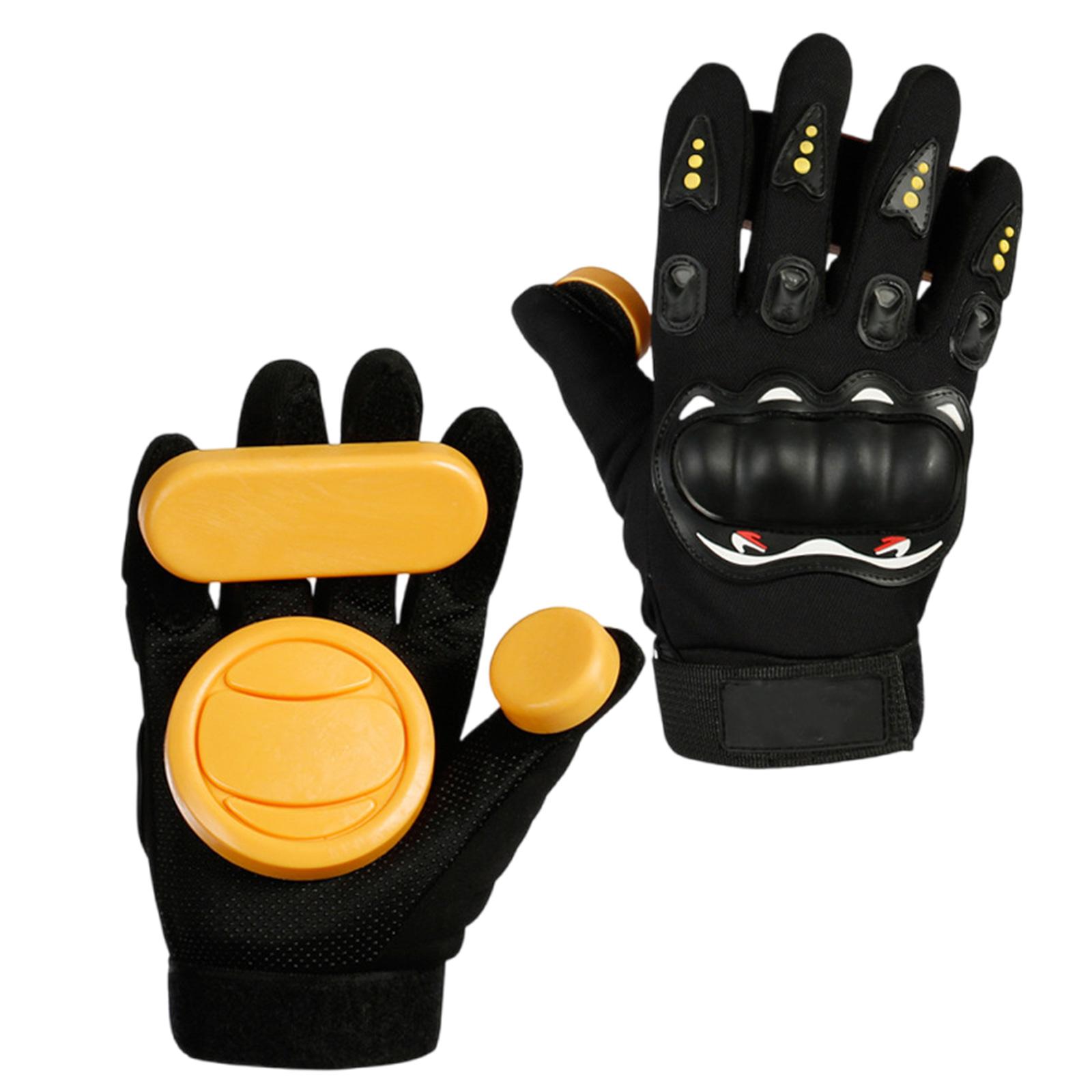 

Outdoor Sliding Gloves Downhill Longboarding Skate Gloves Longboard Protective Slide Turning Gloves with Slider Puck C