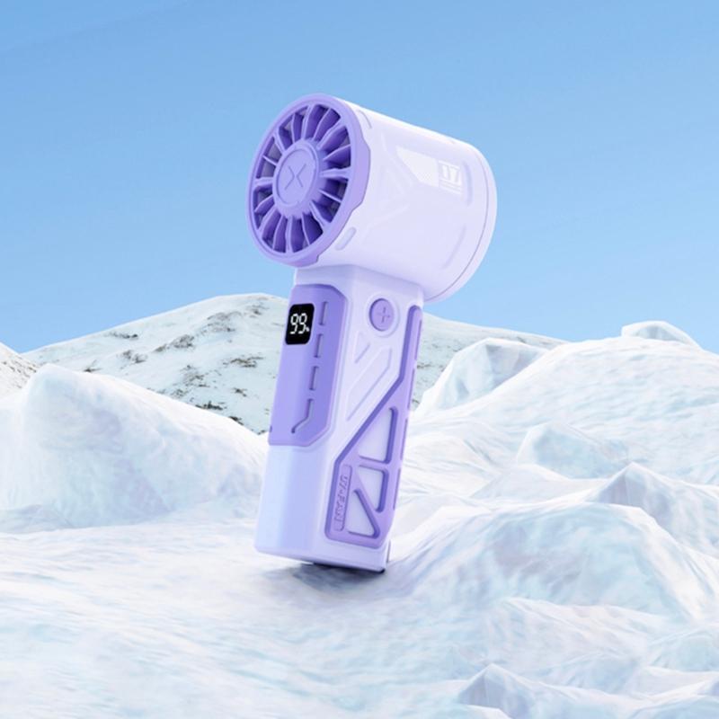 Portables Handheld Fan,Speed(1-100) Adjustable Small Fan,4000mAh Battery Rechargeable Personals Fan,Digital Display