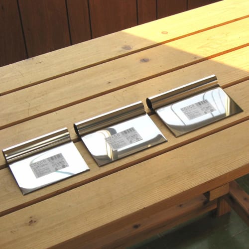 Shimotori Seisakusho Scraper, 13.5cm, Stainless Steel, Made in Japan, 428