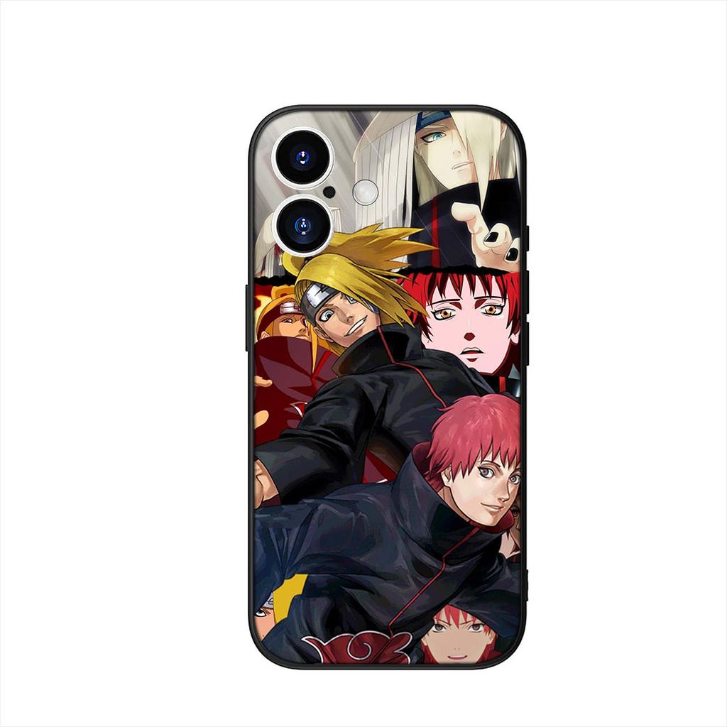 Itachi Uchiha Deidara Narutos Akatsuki Phone Case for Apple iPhone 16 15 14 Plus 13 12 Mini 17 Pro Max + 16E Air 16+ ProMax