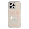 Etui w stylu Instagram z kokardką dla szczeniaka na IPhone 17, 16 Pro Max, IPhone 15, brokat z żywicy epoksydowej, 17mm Twardy Huawei
